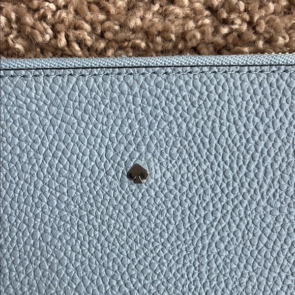 Kate Spade Light Blue Leather Pouch - Picture 2 of 5